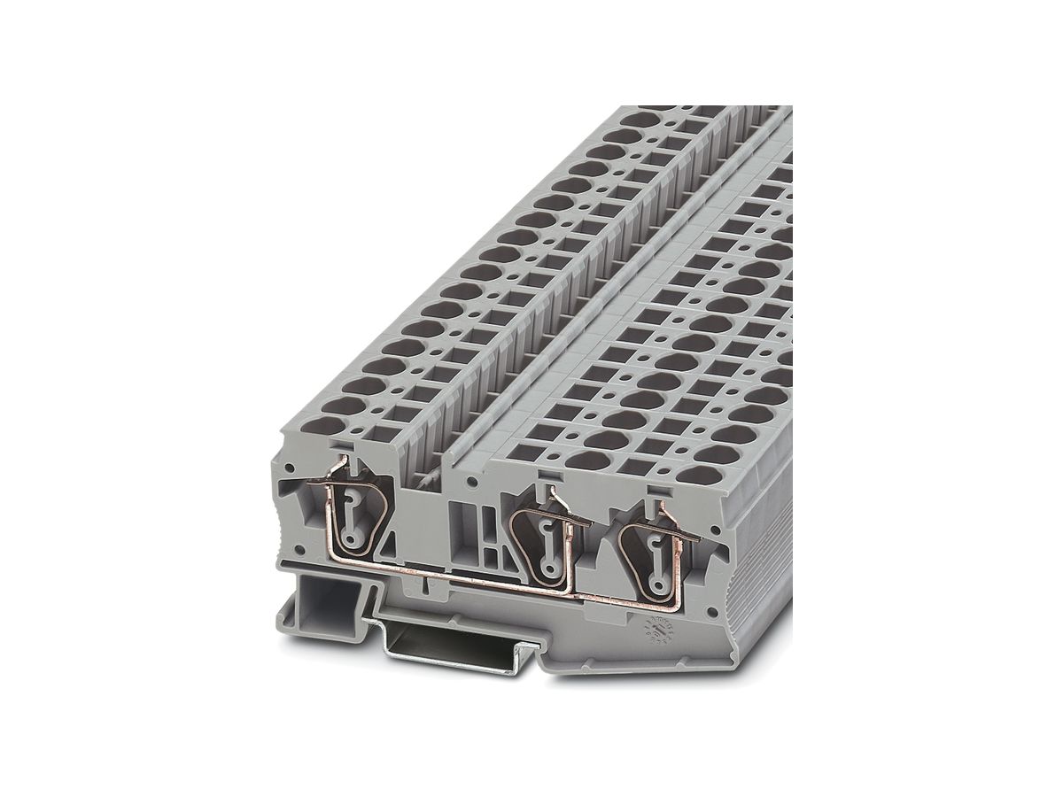Reihenklemme 0.2…10mm² Zugfederanschluss grau