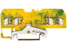 Durchgangsklemme WAGO 4L 2.5mm² grün/gelb