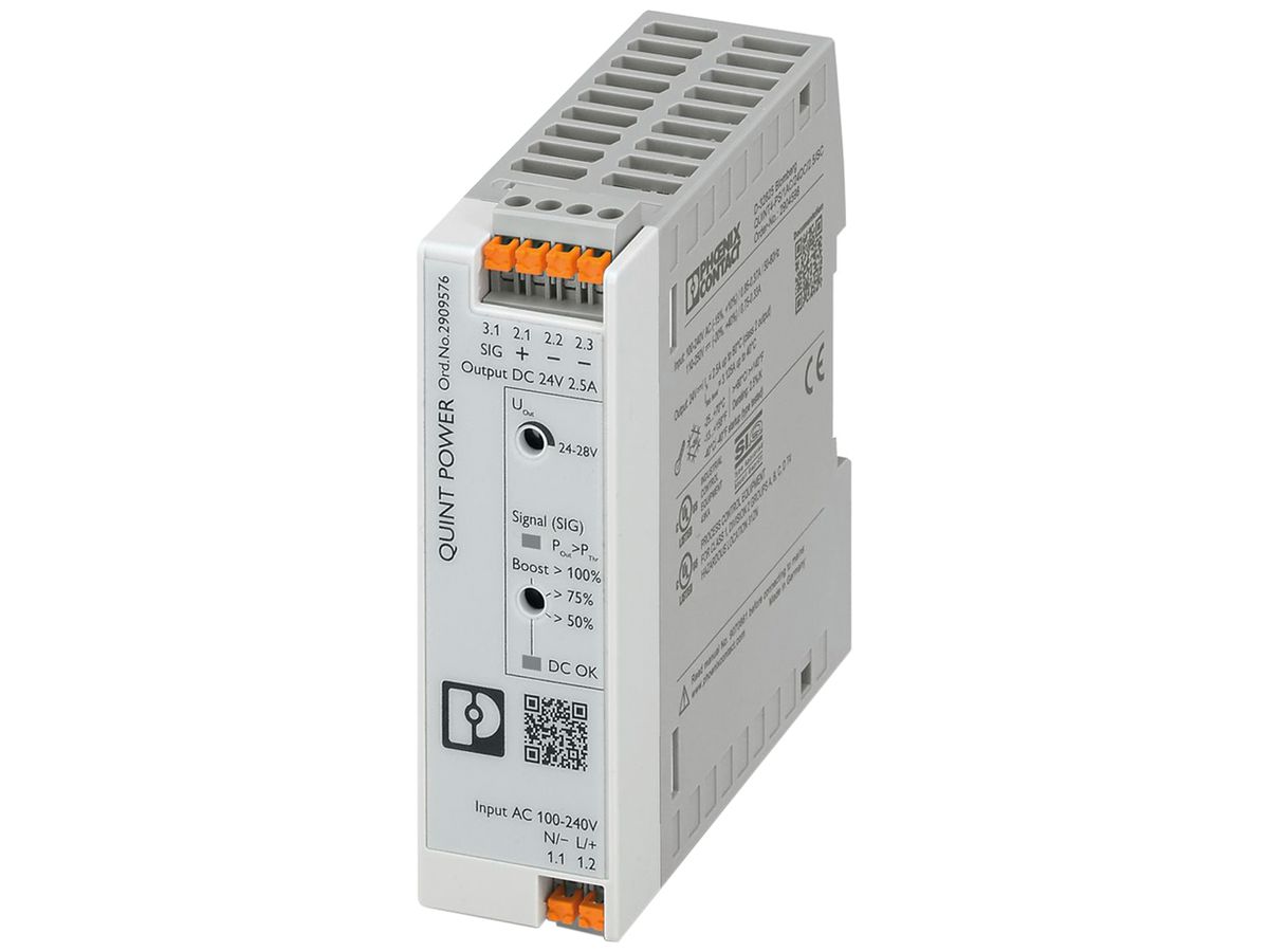 EB-Schaltnetzgerät PX QUINT POWER 100…240V 110…350V 24V 2.5A 60W