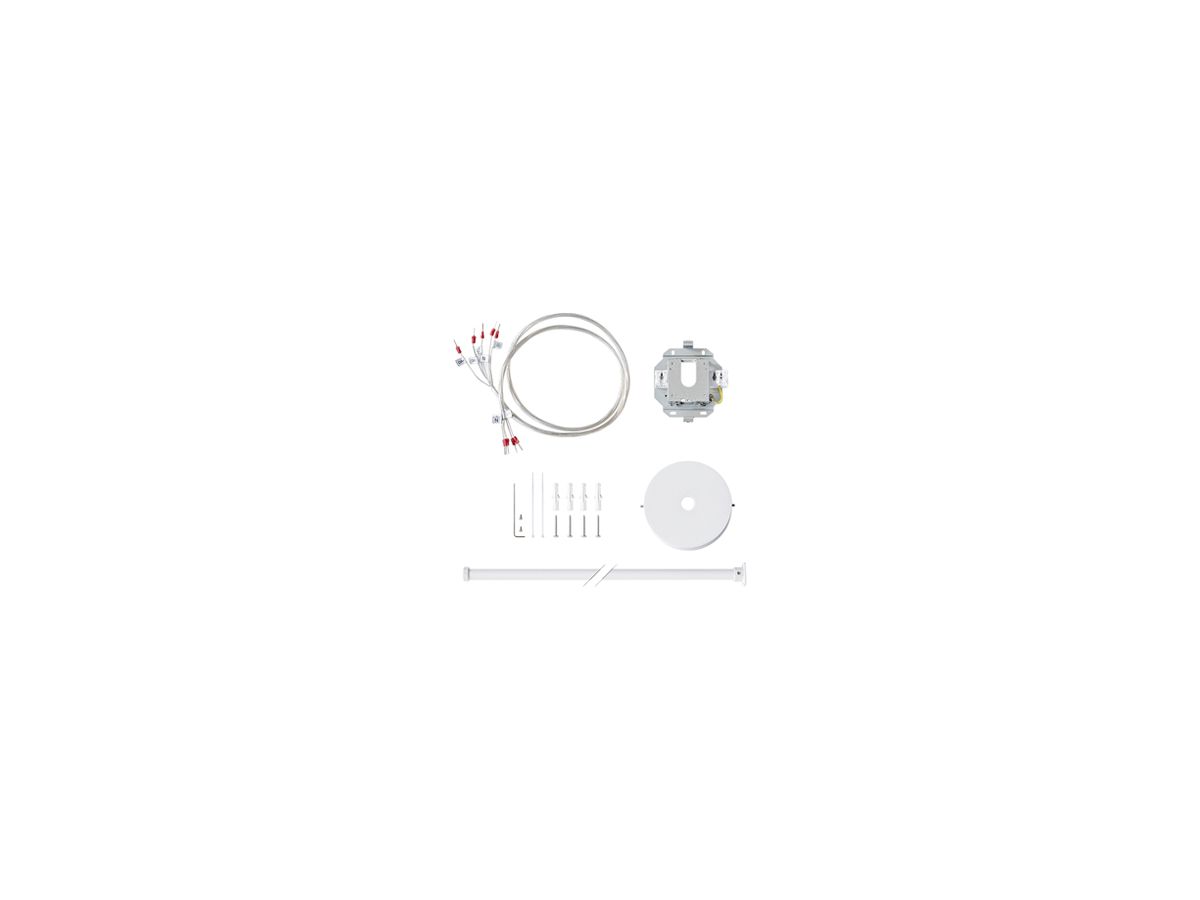 Pendelabhängung ESYLUX SVENJA POLE PENDULUM SET 1000, mit Zentralrohr