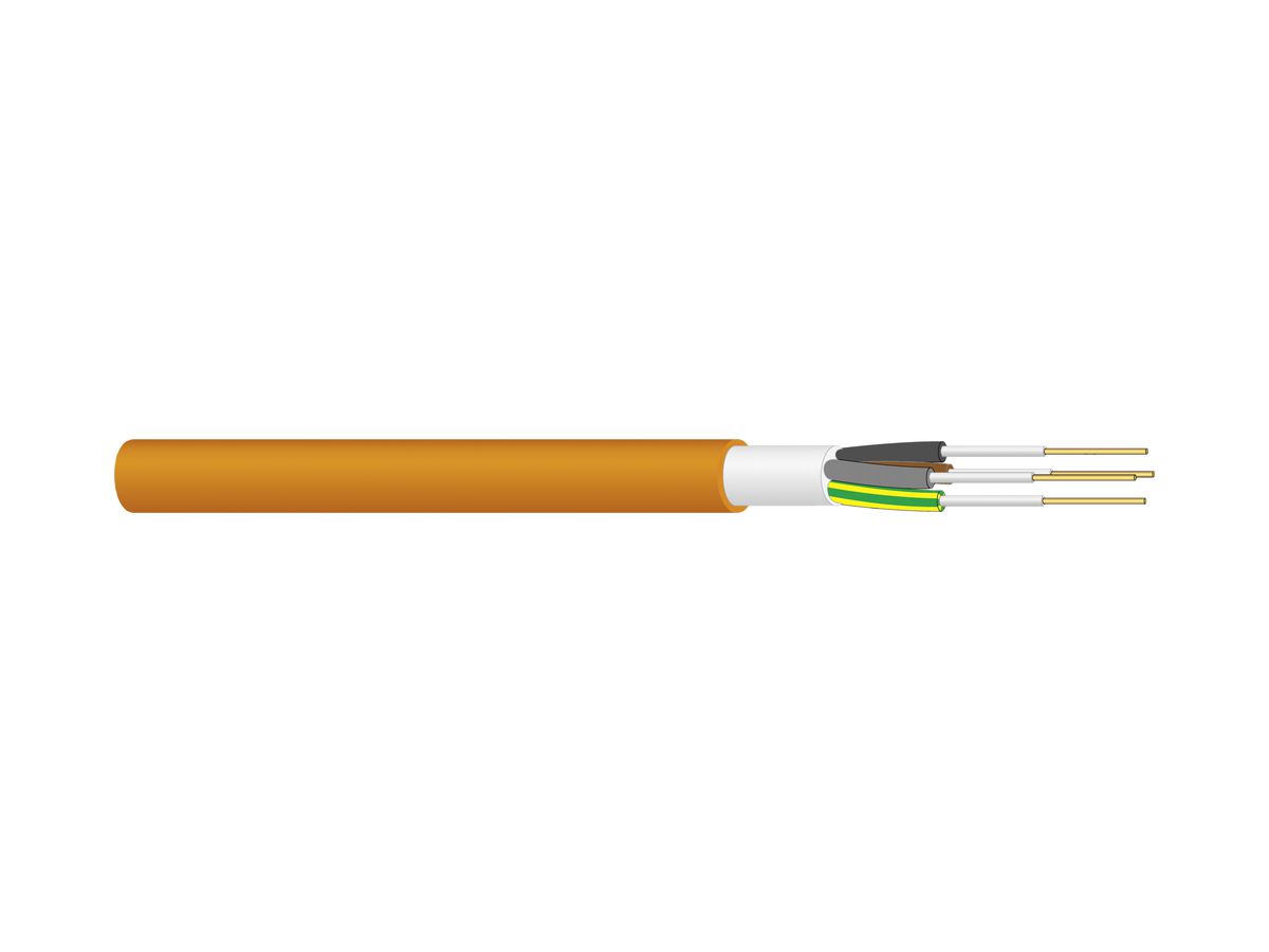 Sicherheitskabel (N)HXH FE180 E90 2×1.5mm² LN