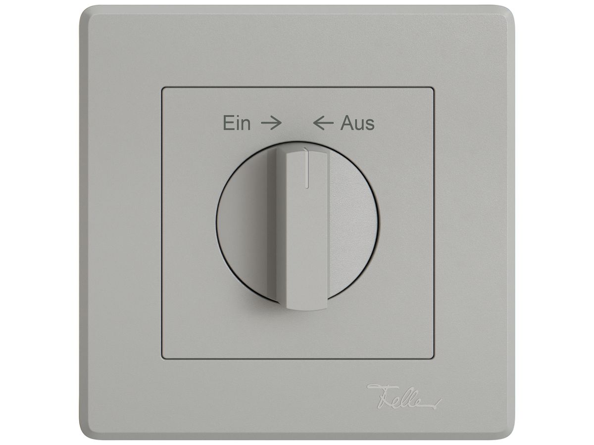 UP-Montageset EDIZIO.liv SNAPFIX® f.Drehschalter m.Griff Ein → ← Aus hgu