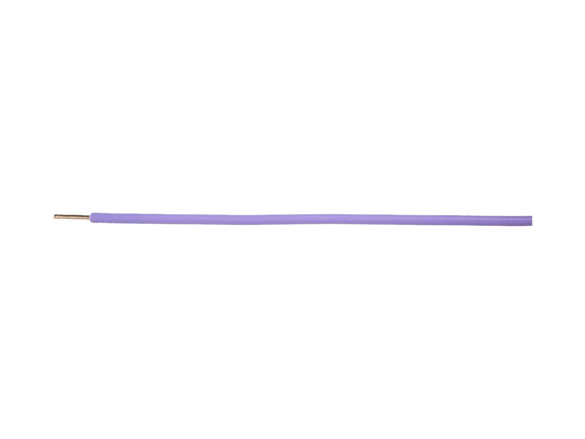 N-Draht H07Z1-U halogenfrei 1.5mm² 450/750V violett Cca