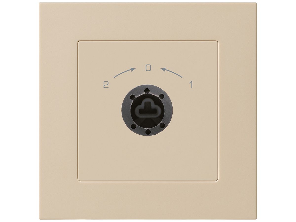 UP-SchwenkTaster 1->0<-2 kallysto.pro beige für Schloss ohne Zylind