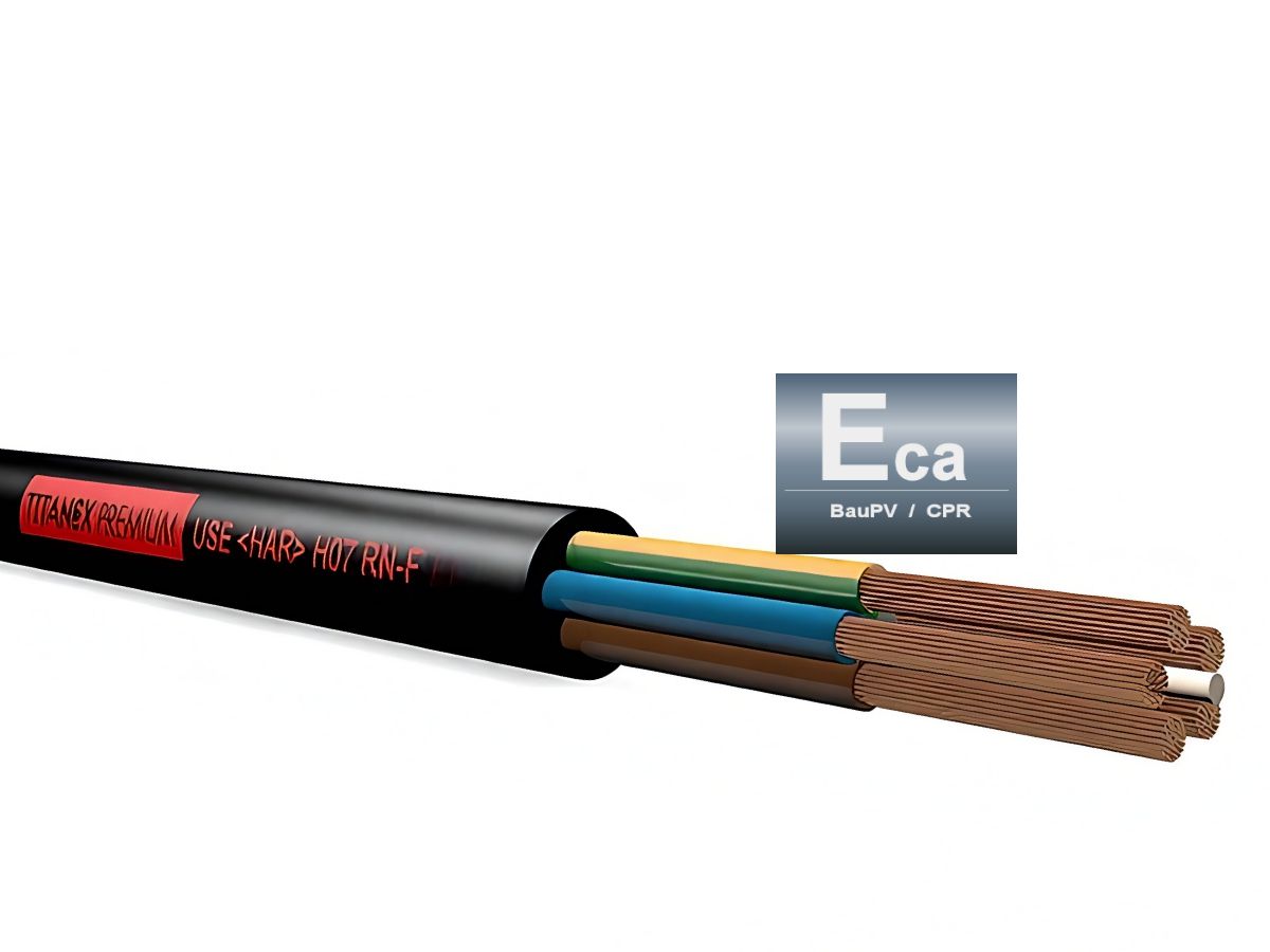 GDV (H07 RN-F) 5x10mm² 3LNPE Eca sz - Eca