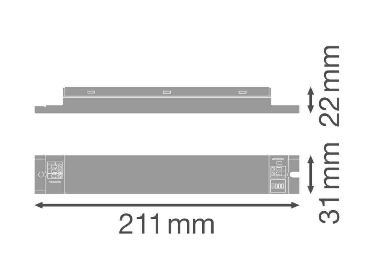 LED-Betriebsgerät LEDVANCE DR DS-P 22…42W 40…220V 100…475mA ON/OFF