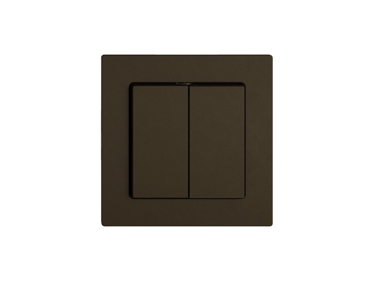 Montageset EDIZIO.liv SNAPFIX® f.Schalter&Taster unbel.m.2 Druckknöpfen br