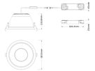 LED-Downlight LEDVANCE COMFORT U19 30W 3600lm 930/940 IP20/44 55° DA Ø215 weiss