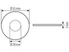 Adapter für Spot 51/20 ESYLUX opm