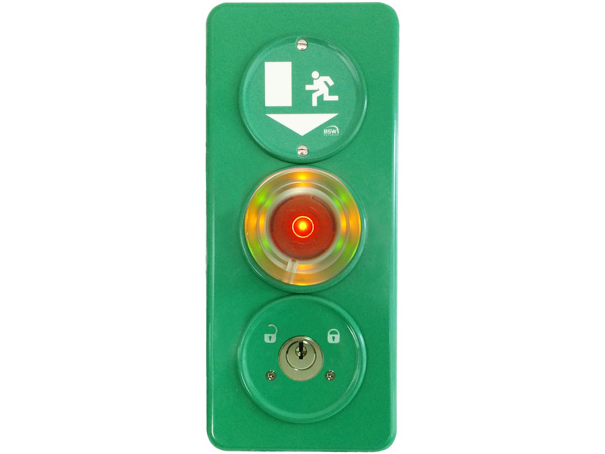 UP-Fluchtsteuerterminal BSW plus FT321P---NT12-ST03 STANDARDdue, 3×1, grün