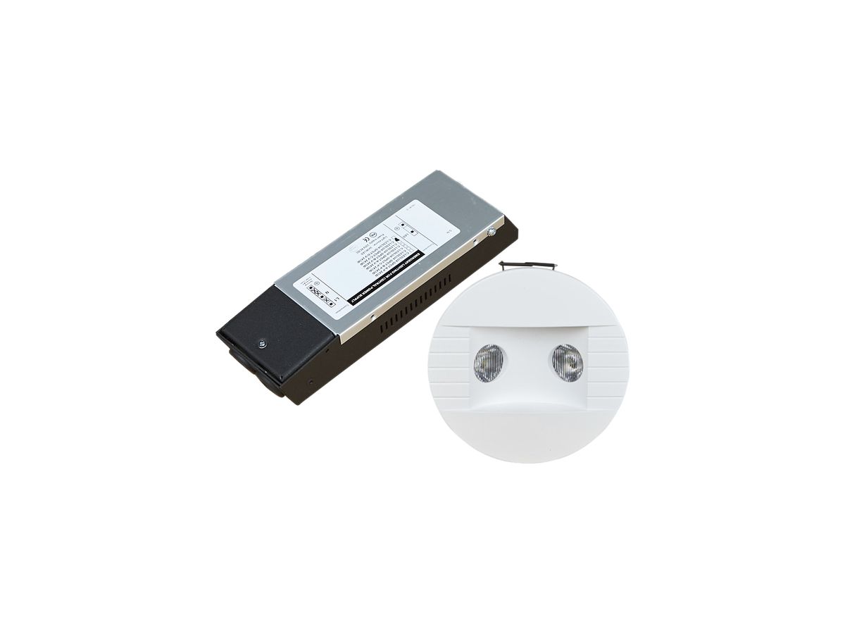 LED-Not-Spot CESP-B/W LED N230 2×3W, für Zentralbatterie
