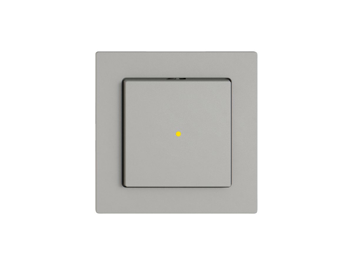 Leuchtdruckschalter EDIZIO.liv SNAPFIX® 3/1L Frontlinse KS gelb hgu