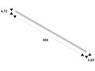 AP-Stromschiene SLV TRACK DEEP 48V 1Ph Aluminium weiss 4000mm