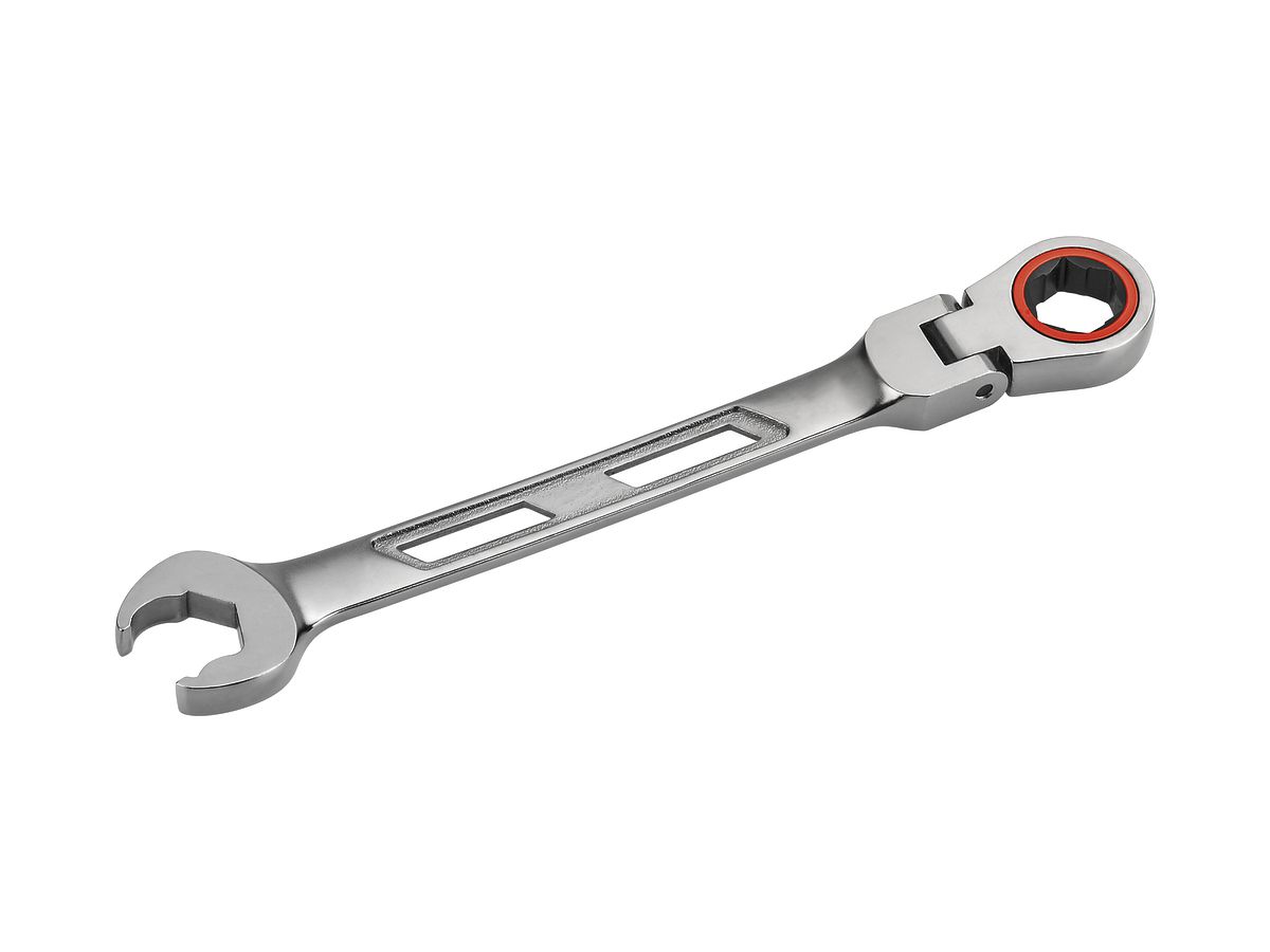 Maul-Ringschlüssel CIMCO T120 FLEX SW19 245mm mit Ratsche 2×90°
