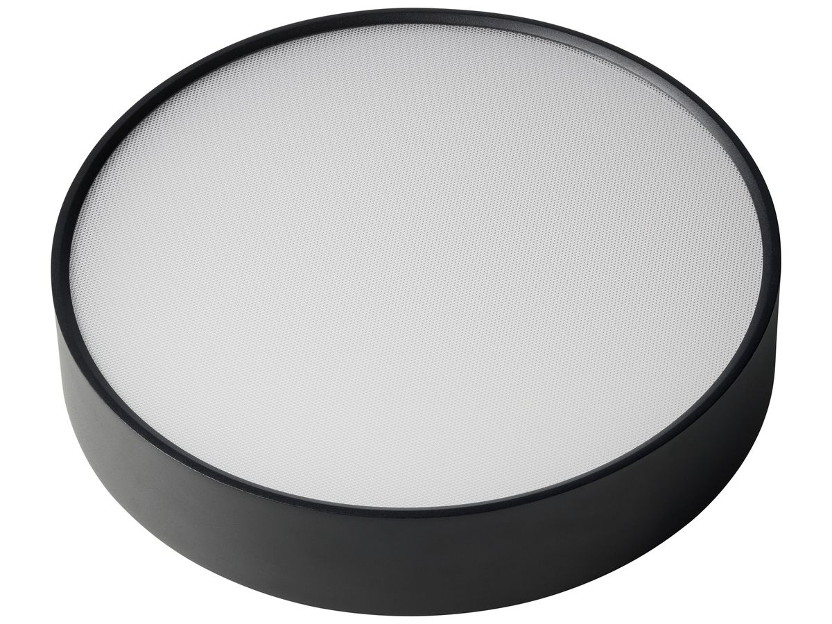 LED-Deckenleuchte EOLED SHIFT3+ 24W 2100lm 3000…4000K DALI Ø320×79mm schwarz