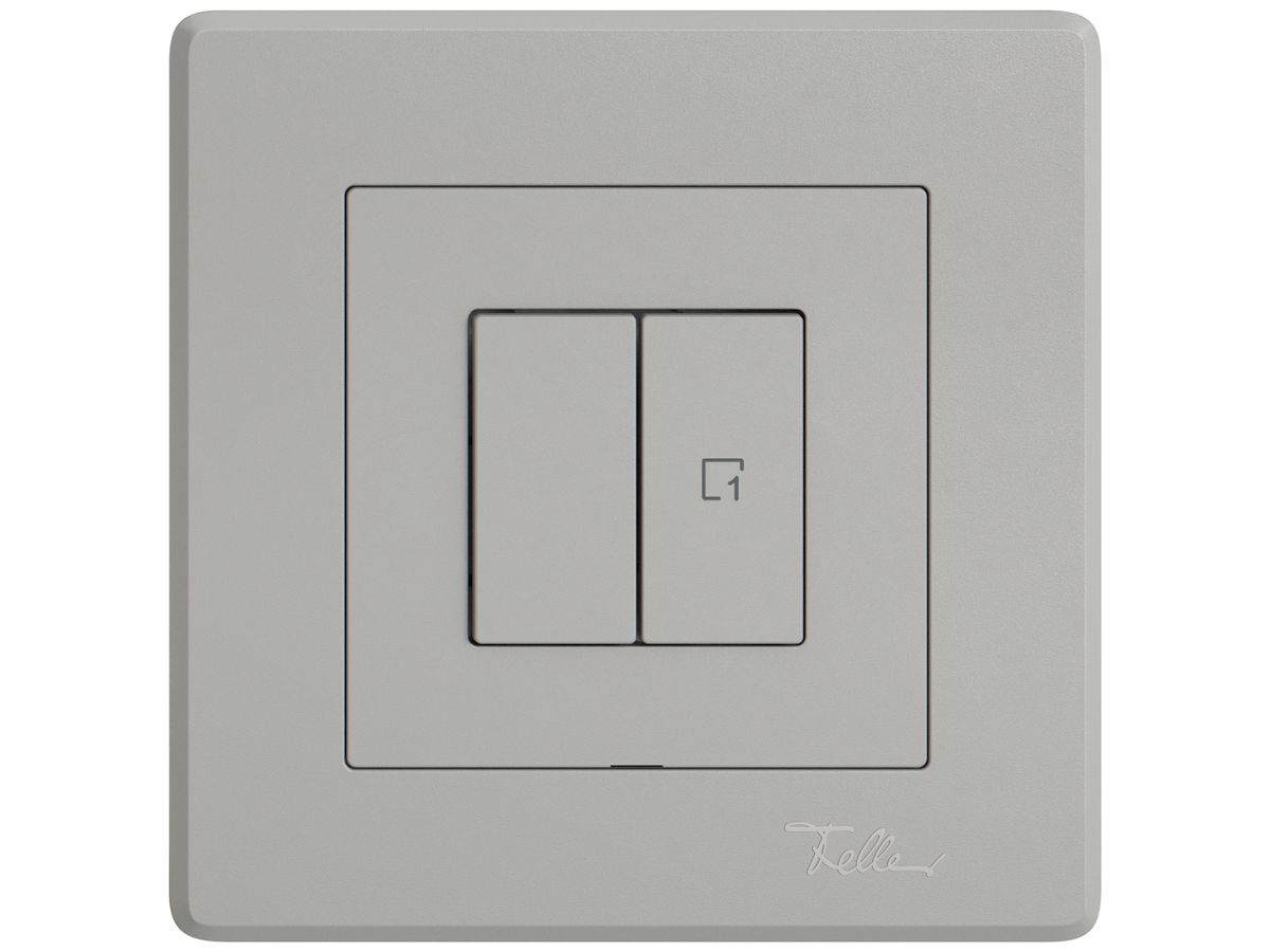 UP-Druckschalter EDIZIO.liv Wiser SNAPFIX® 1 Kanal 1 Szene 2 Tasten hgu