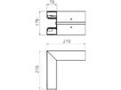 Ausseneck Bettermann GKH 70×170mm halogenfrei reinweiss