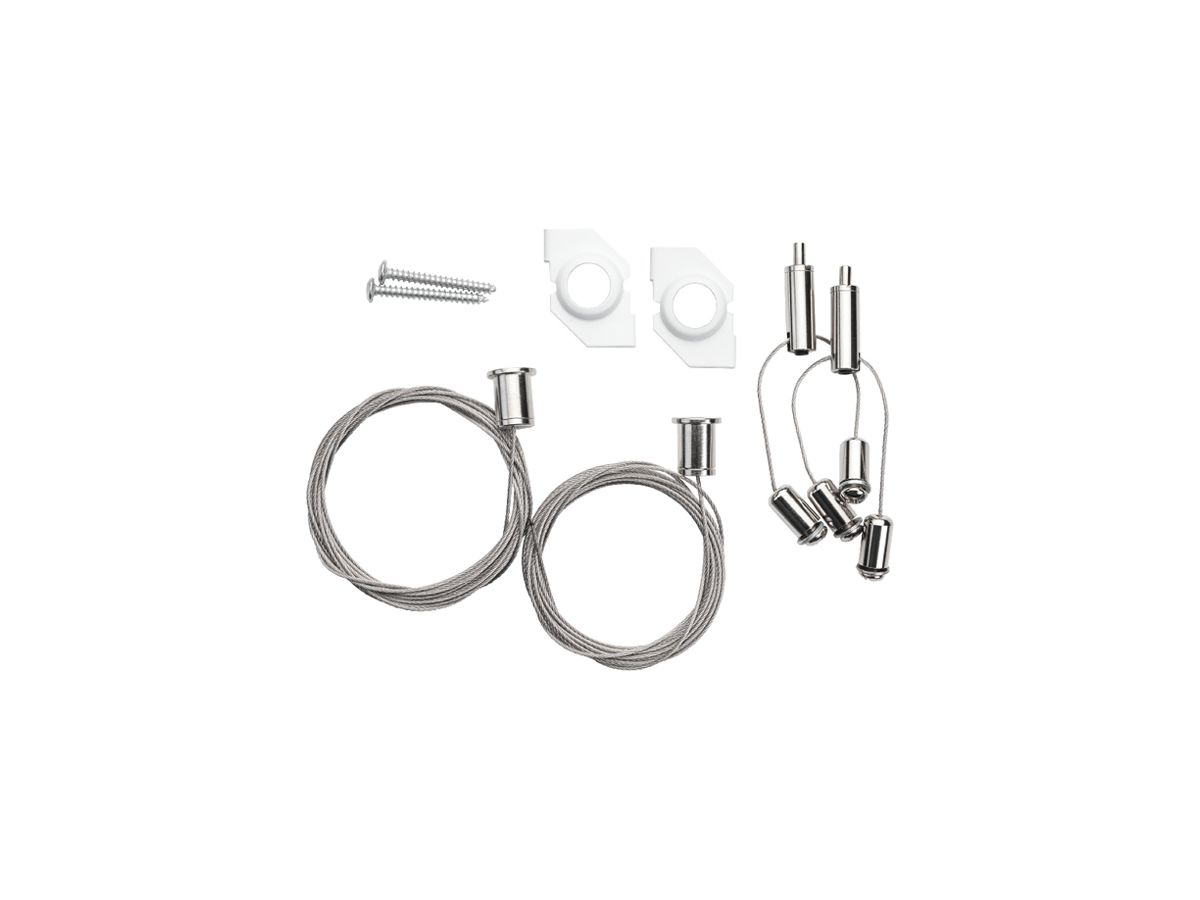 Seilabhängung-Set SG EcoLine 2000mm Stahl Silber 4-teilig