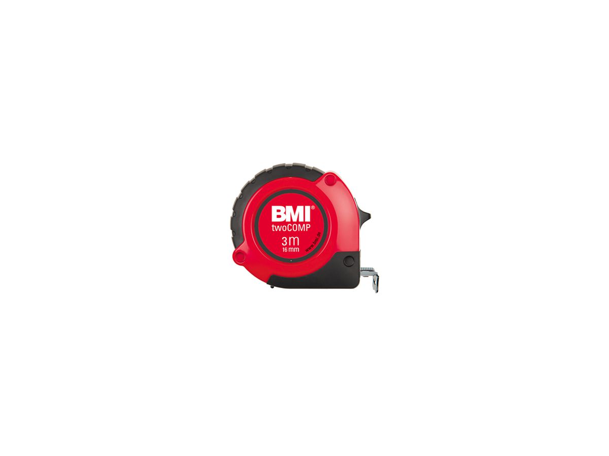 Rollmeter BMI twoCOMP 3m Kunststoff Metrische Teilung 130g