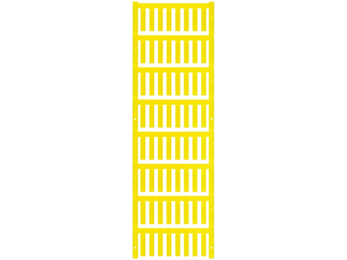 Leitermarkierer Weidmüller MultiCard SFR für Ø3…3.7mm 21×5.8mm PA66 gelb