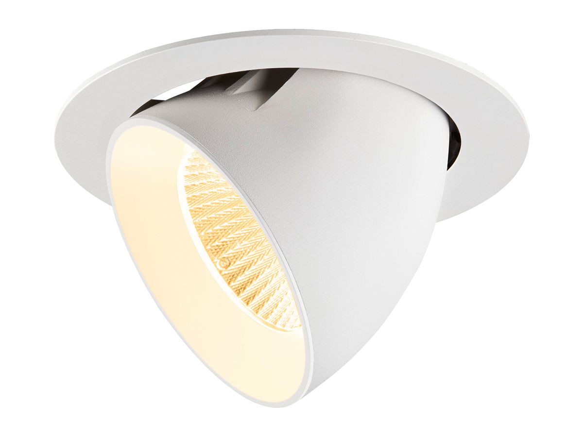 EB-LED-Spot SLV NUMINOS GIMBLE XL 24W 3600lm 3000K NB DALI DIM Ø190×135mm ws