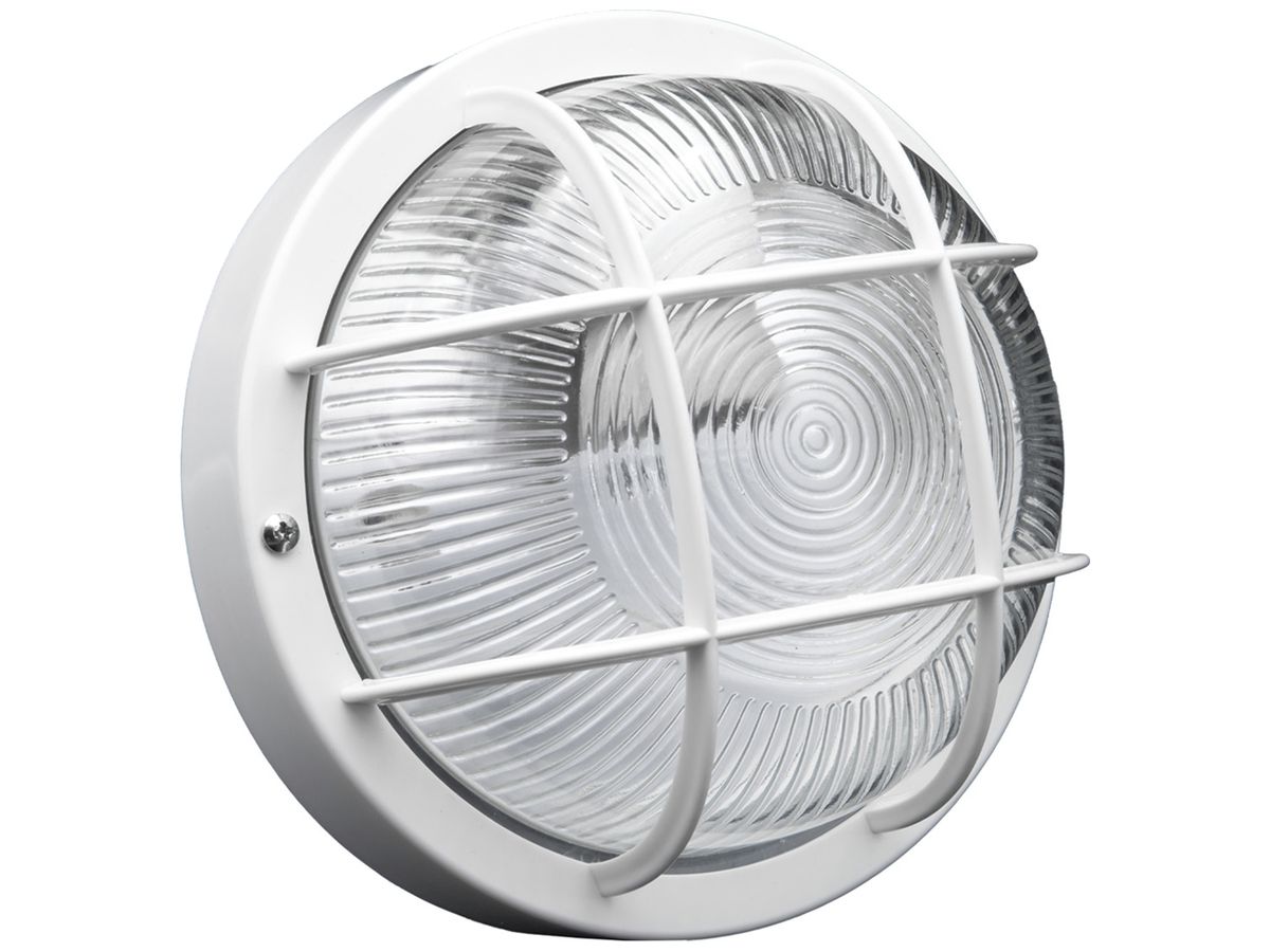 Decken-/Wandleuchte Brennenstuhl E27 60W IP44 Ø185×100mm weiss