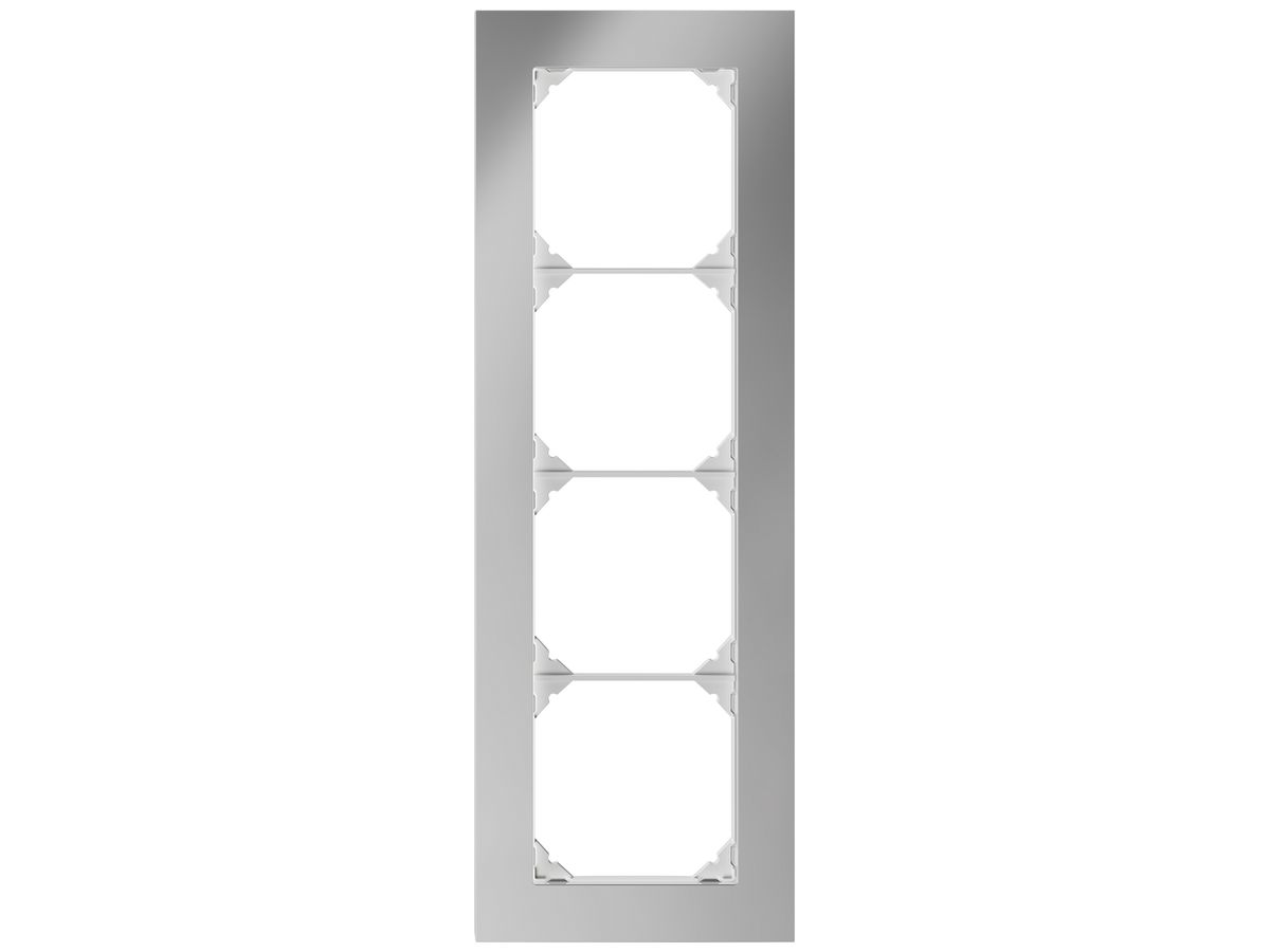 UP-Abdeckrahmen EDIZIO.liv prestige SNAPFIX® 4×1/1×4 274×94mm Cr-po