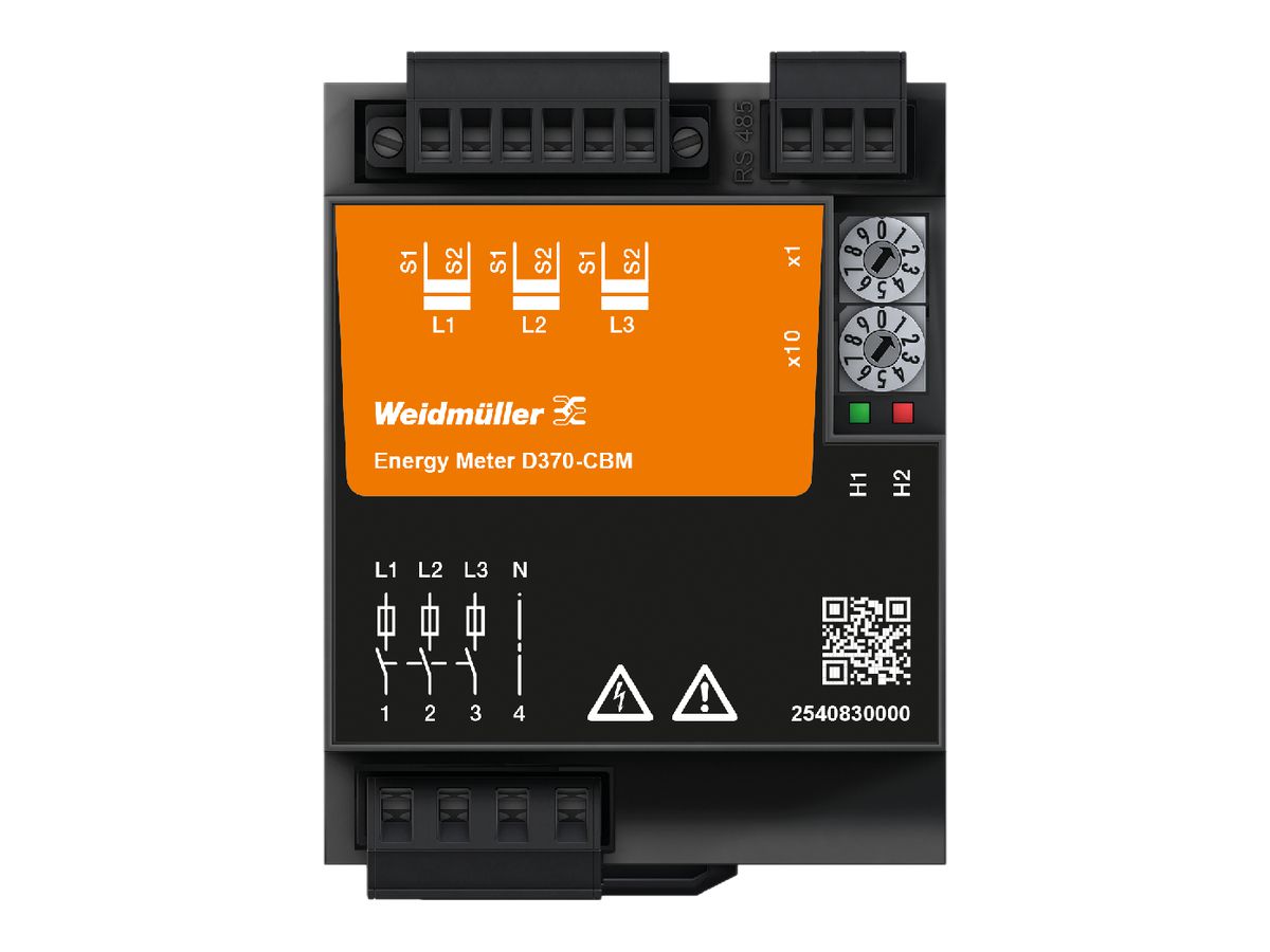 Energiemessgerät Weidmüller ENERGY METER D370-CBM