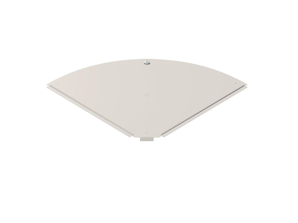 Deckel BET RBD 90° 400mm Edelstahl A4 blank