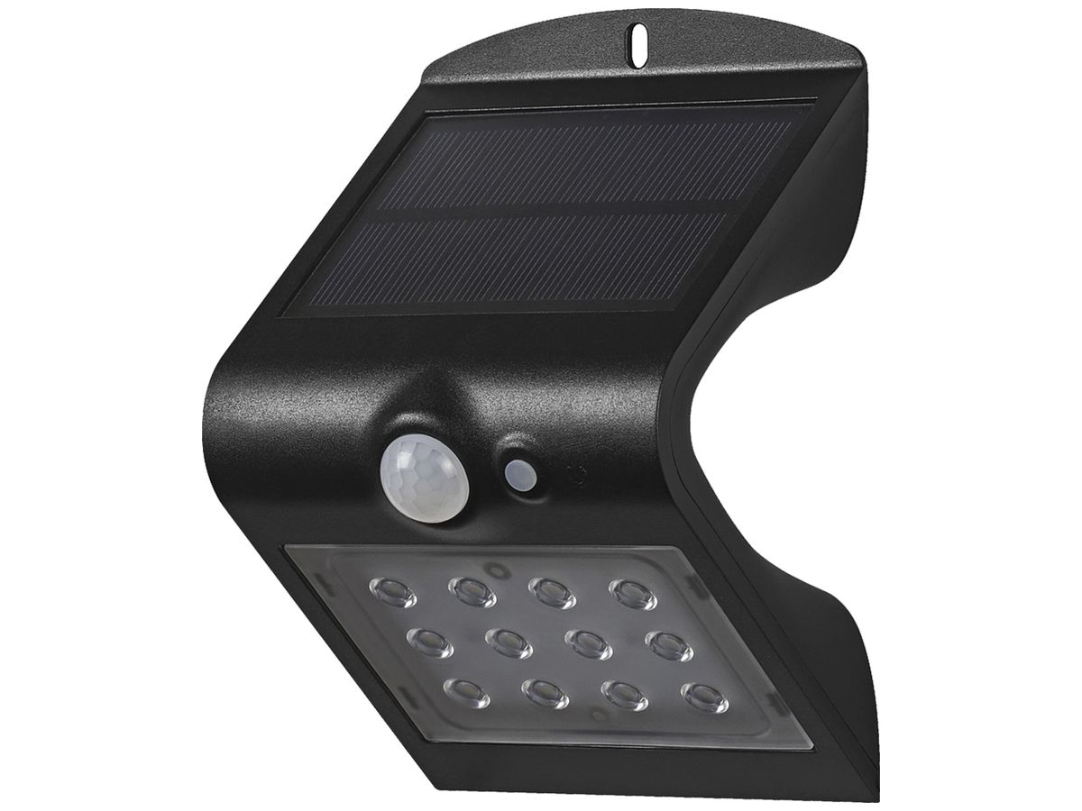 LED-Strahler LEDVANCE ENDURA Solar PIR SEN 1.5W 220lm 840 IP65 90° schwarz Akku