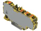 Durchgangsklemme WAGO Contact TOPJOB S 1×6/6×1.5mm² Ex e II dunkelgrau/gelb