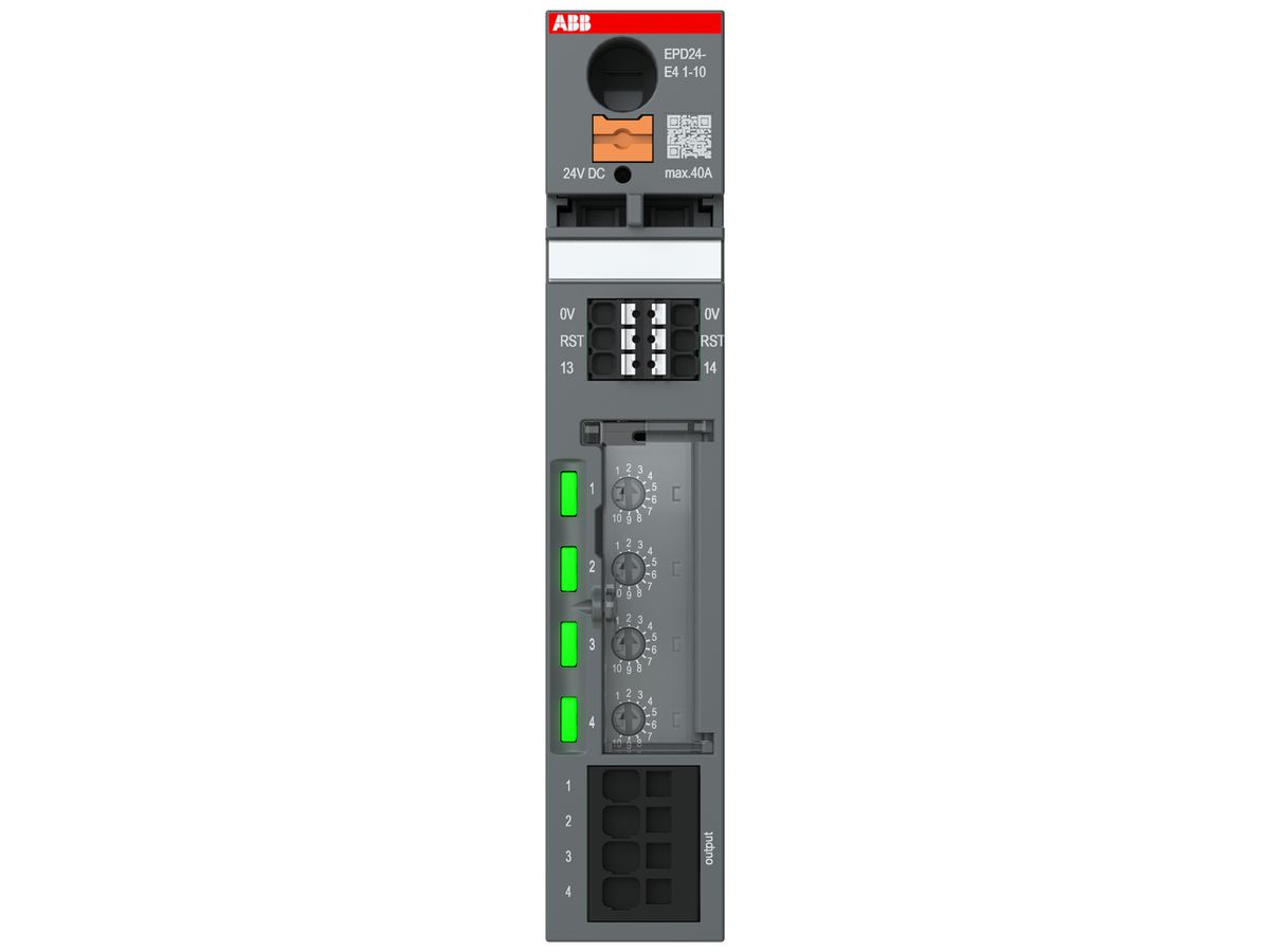 Geräteschutzschalter ABB EPD24-E4 24V elektronisch 1…10A NO