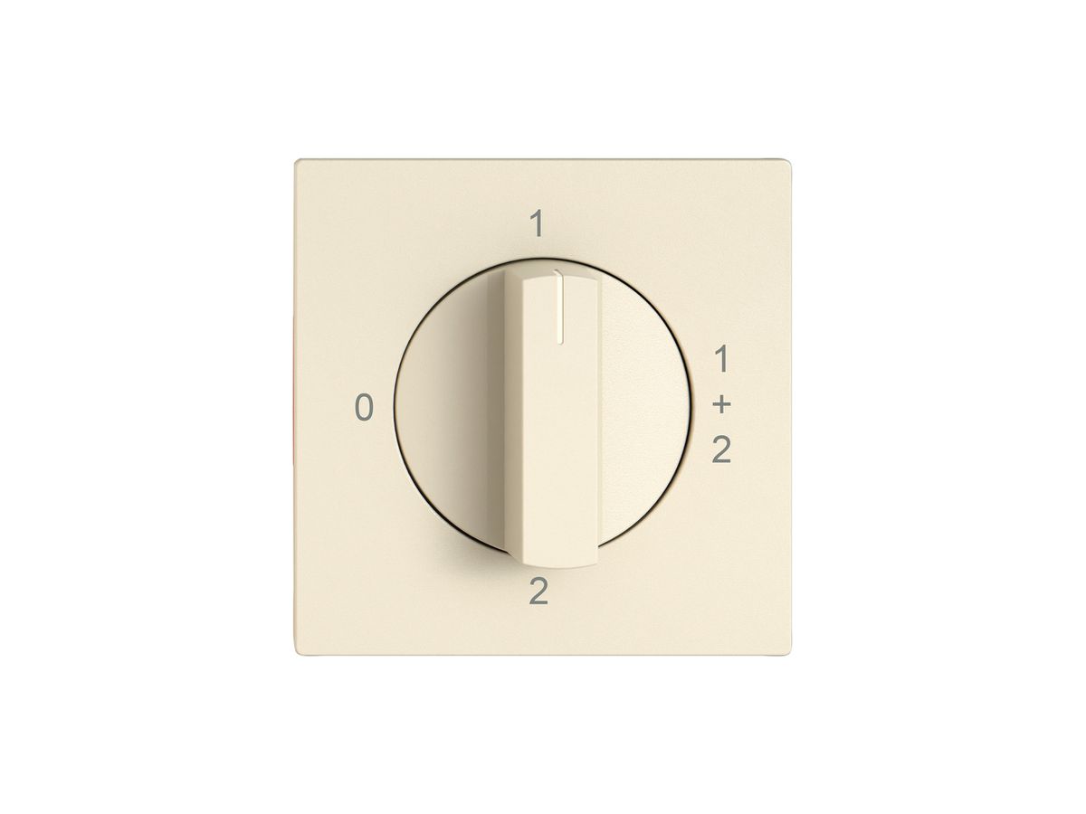 Montageset EDIZIO.liv SNAPFIX® f.Drehschalter m.Griff 0-1-1+2-2 cr