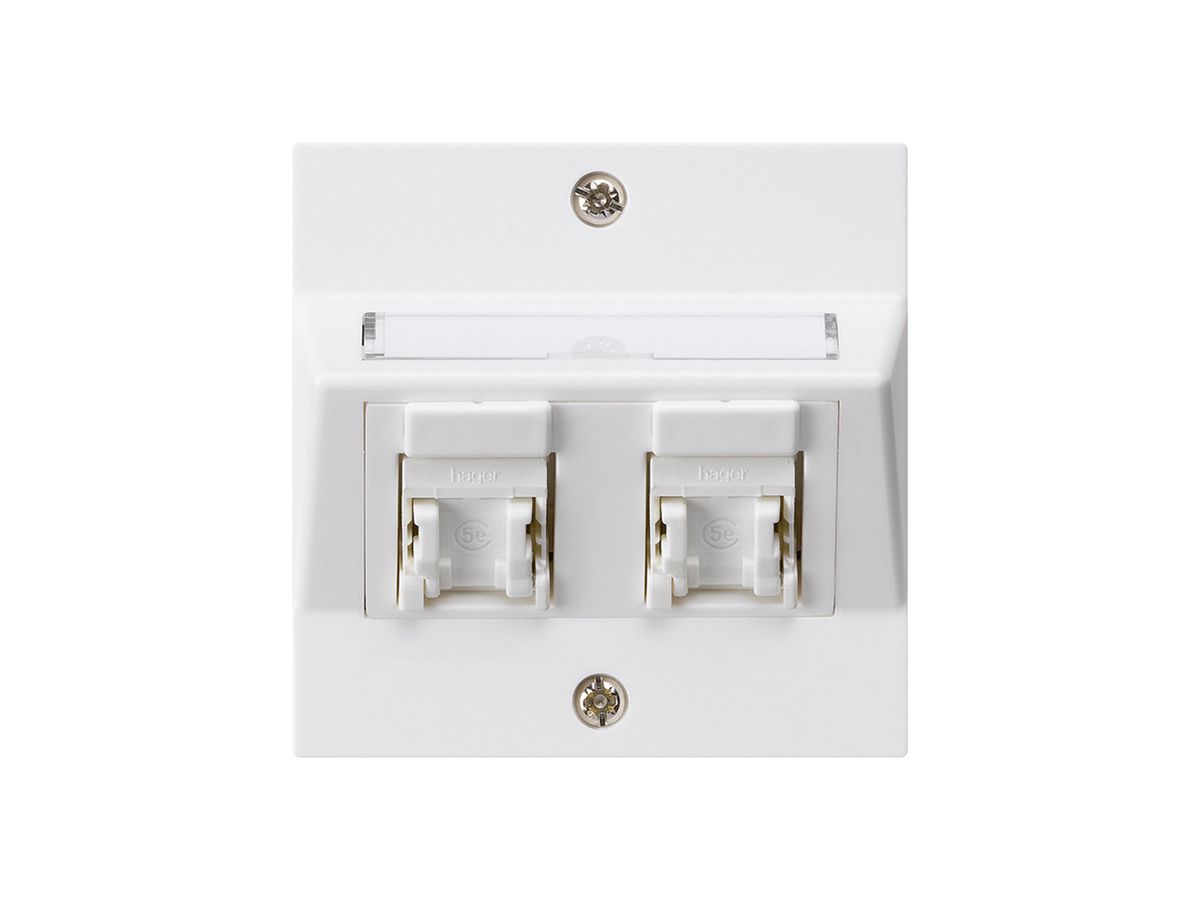 UP-Dose kallysto A Kat.5e 2RJ45/u weiss