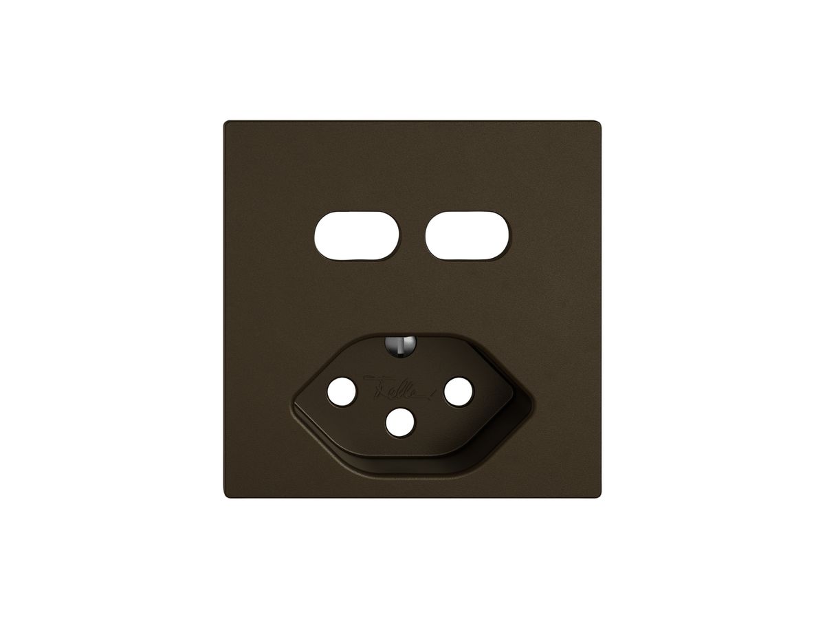 Montageset EDIZIO.liv SNAPFIX® für Kombination USB C+C/Steckdose T13 br