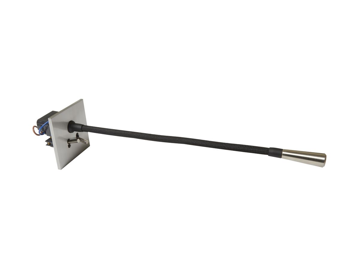 UP-LED-Leseleuchte Legrand Arnould 1W 3000K Flexarm+Schalter Sch 3, Stahl gebür.