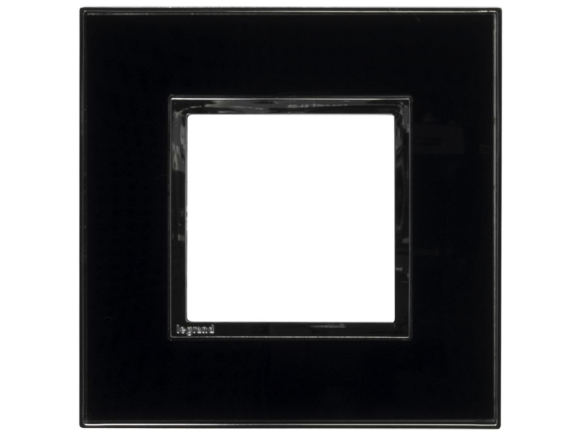 Abdeckrahmen ATO 1×1 Modul Glas-schwarz