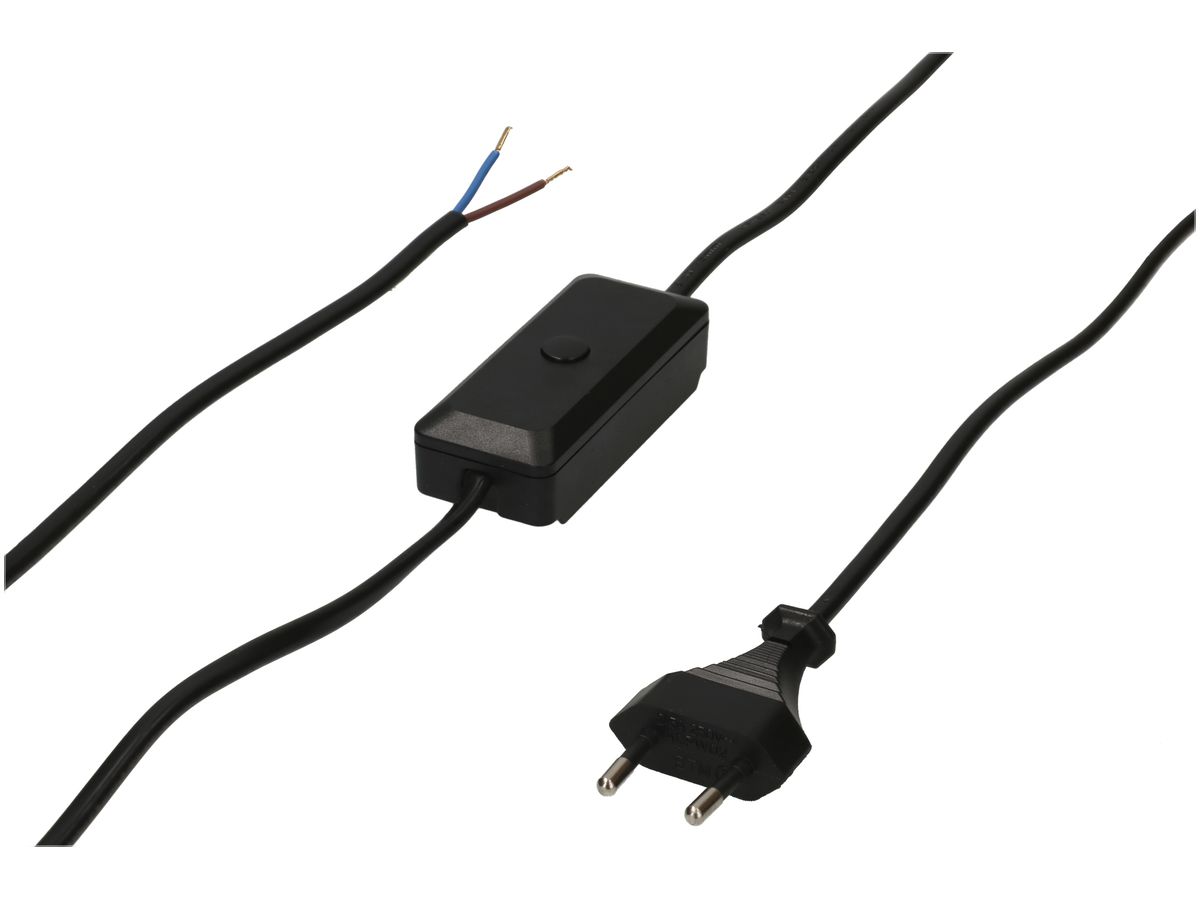 Schnurdimmer MH 2m 1×T26 2.5A schwarz