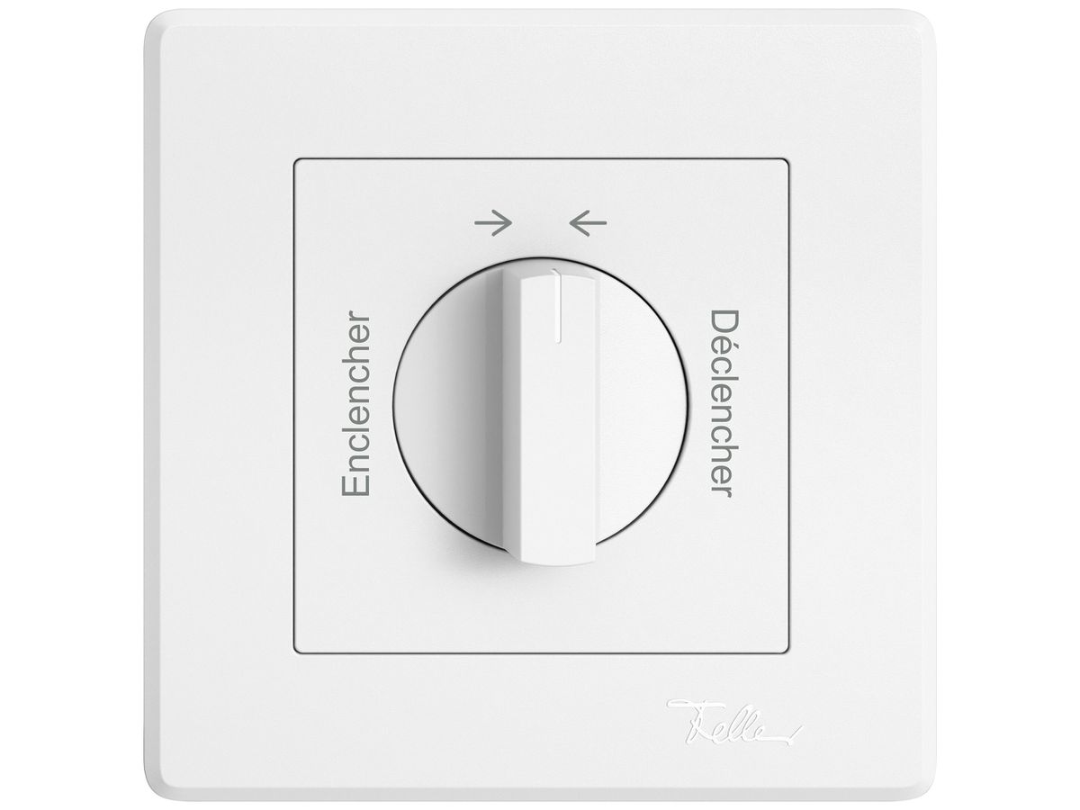 UP-Montageset EDIZIO.liv SNAPFIX® f.Drehschalter m.Griff Encl.→ ← Décl.ws