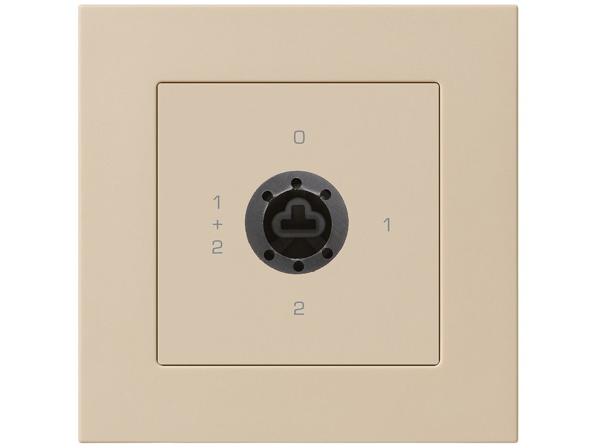 UP-Drehschalter kallysto.pro 1/1L beige für Sicherheitsschloss ohne Zylinder