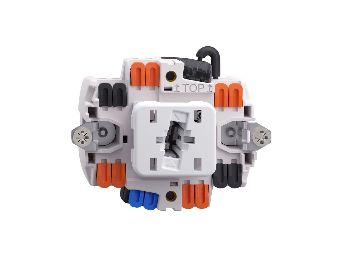 Einsatz Leuchtdruckschalter FH 3/3L KS, LED gelb, beleuchtet