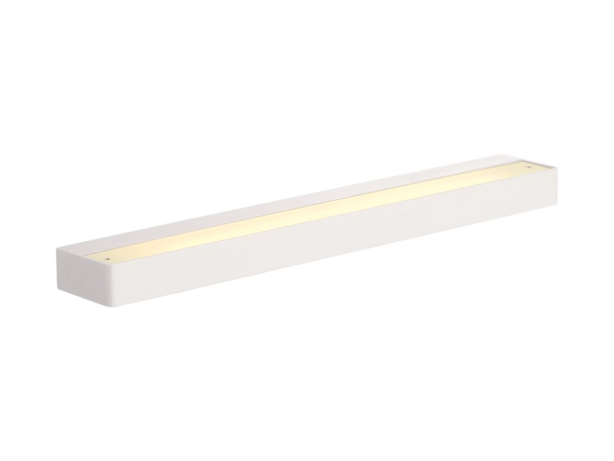 LED-Wandleuchte SLV SEDO, 18W 1300lm 3000K Glas satiniert IP20 mattweiss