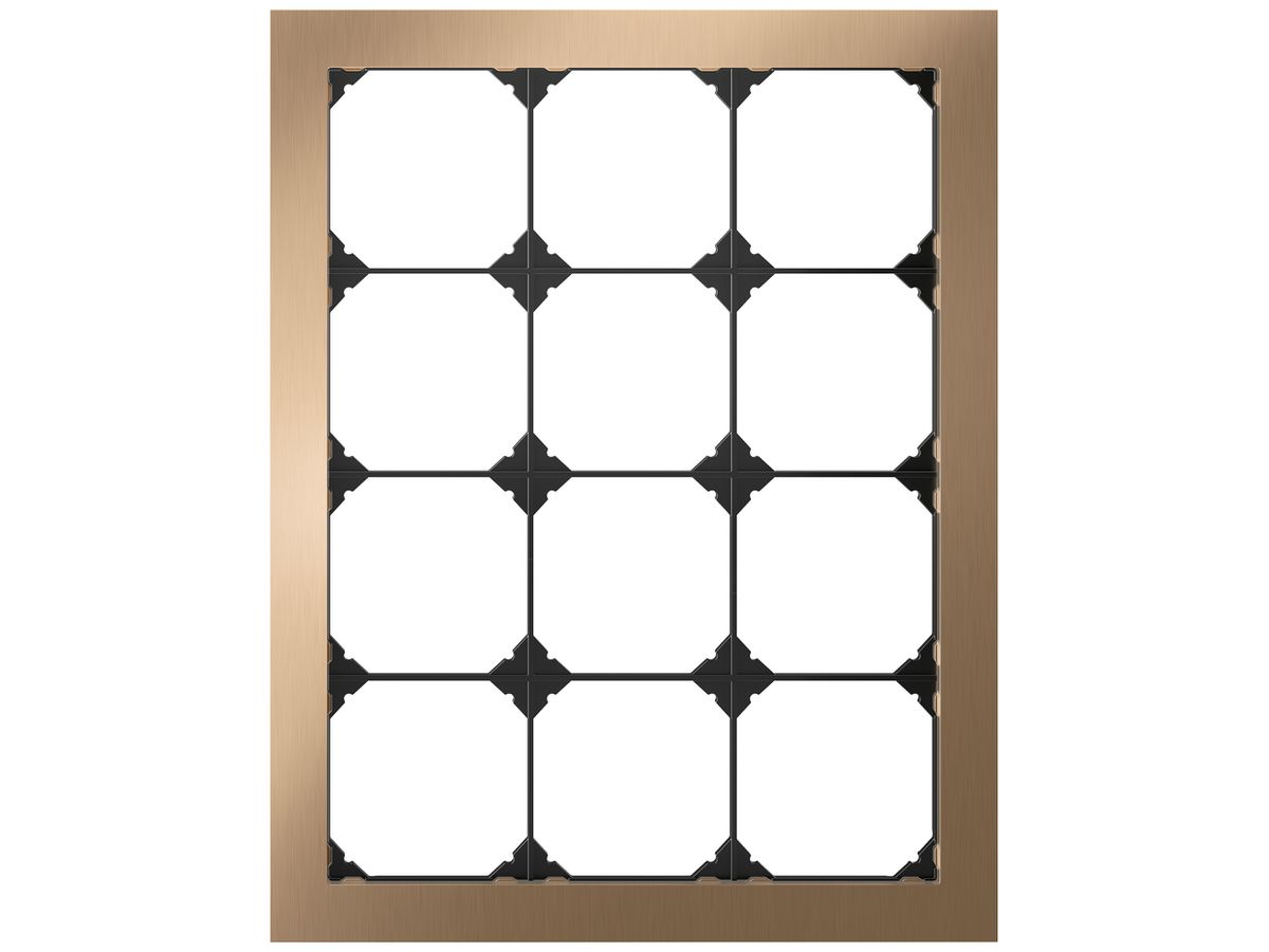 UP-Kopfzeile EDIZIO.liv prestige SNAPFIX® 4×3 214×274mm Messing