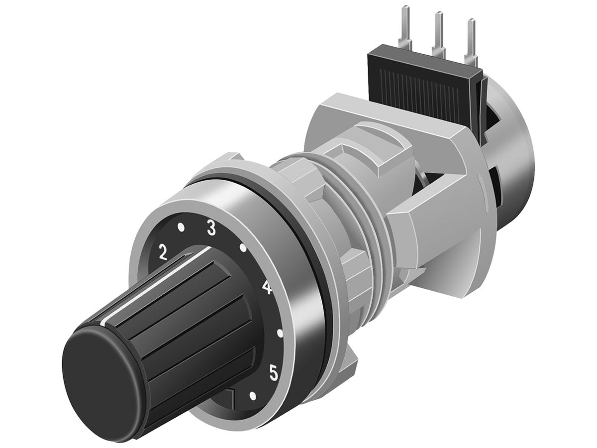 EB-Potentiometer EAO44 schwarz Ring mattgrau