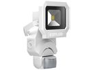 LED-Strahler ESYLUX AFL SUN, 10W 3000K 800lm 133×75×210mm IP65, weiss