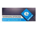 Abladetafel "elektrogrosshandel.ch" - Gross 750x300x3mm, Reflektierende Folie