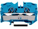 Durchgangsklemme WAGO TOPJOB-S 10mm² 2L blau Serie 2010