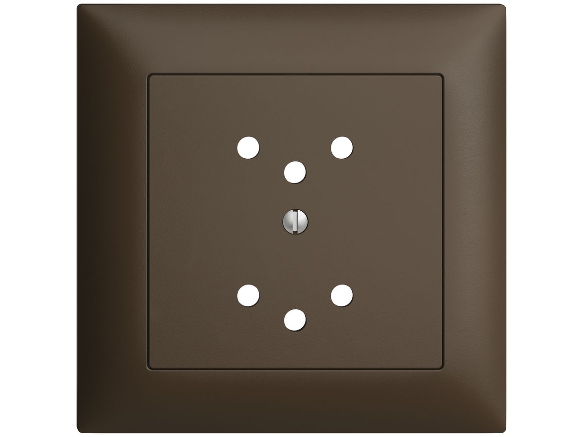 Frontset coffee 88×88mm 2×T12 EDIZIOdue