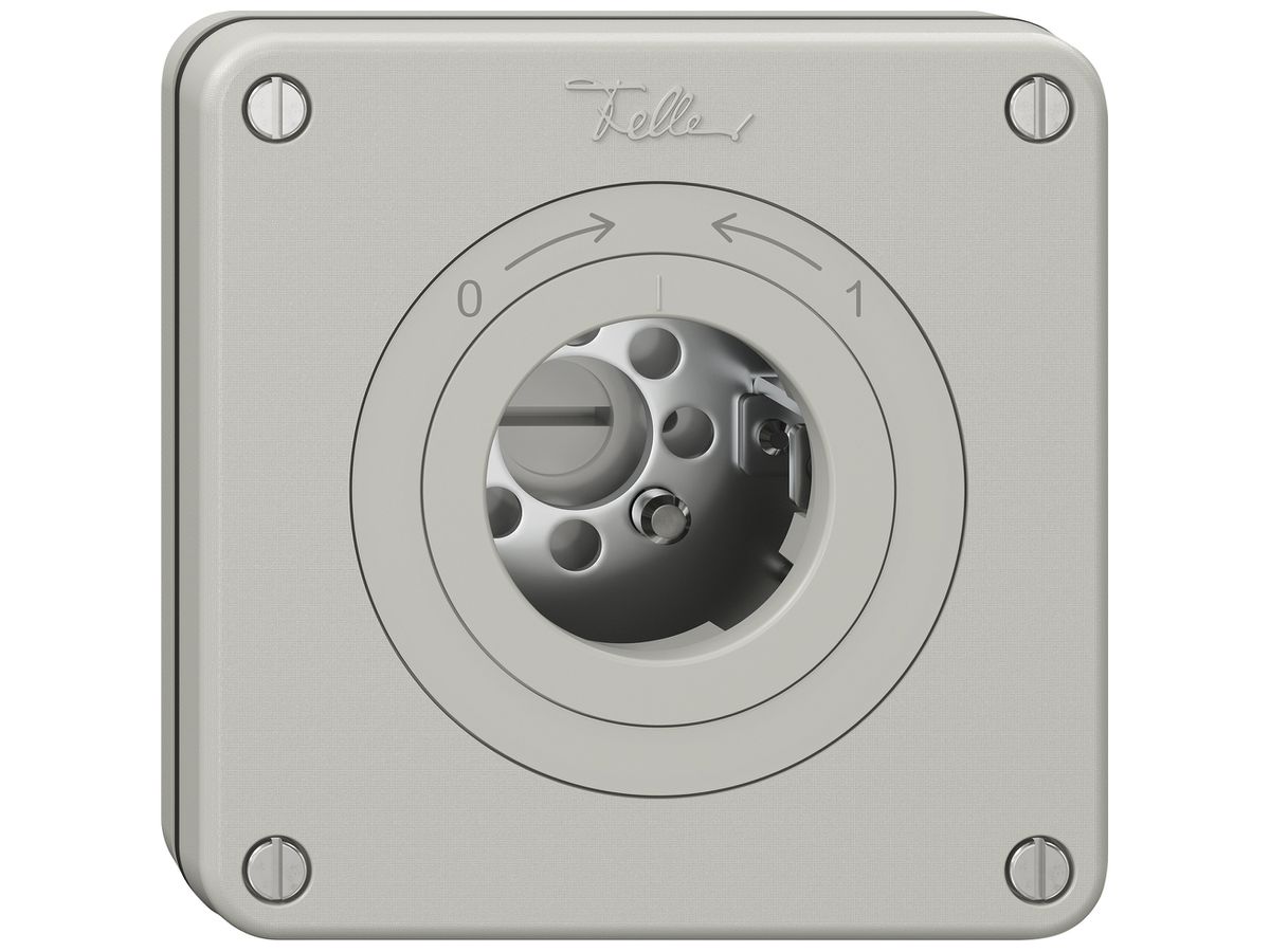 UP-Schlüsselschwenktaster NEVO SNAPFIX® 1P 1NC 1NO 16A 400V 0-> <-1 lgu