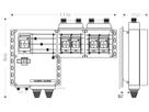 Verteiler Hensel Mi 4×3×NH 00, 125A, mit Überspannungsschutz TN-S/TT